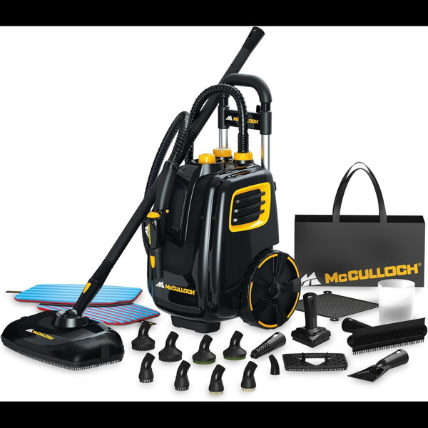 Aristell MC1385 Deluxe Canister Steam Cleaner With 23 Accessories